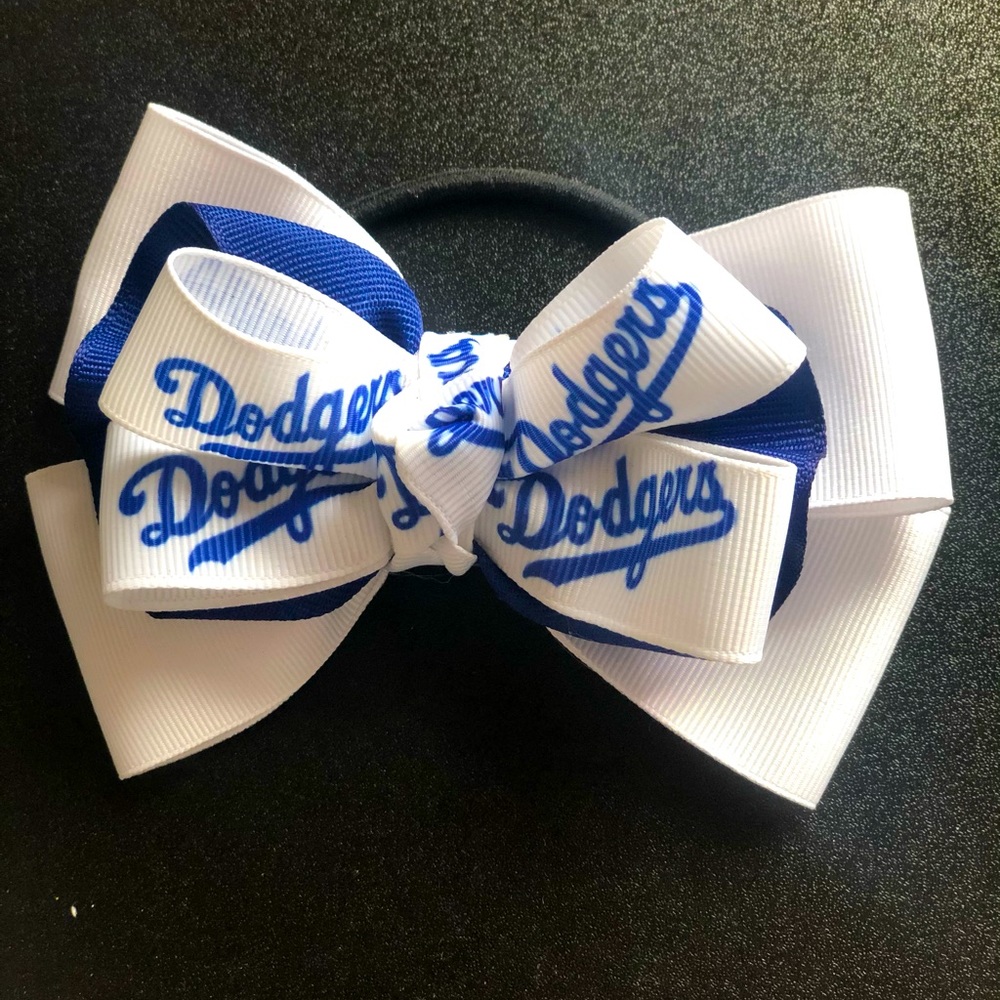 Handmade Dodger bow
